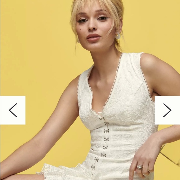 Anthropologie white dress - Picture 4 of 6